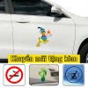 Sticker trang trí xe độc lạ