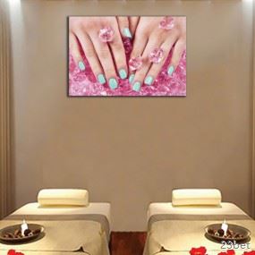 Tranh trang trí tường cho tiệm nail, spa, salon.