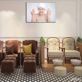 Tranh trang trí tường cho tiệm nail, spa, salon.