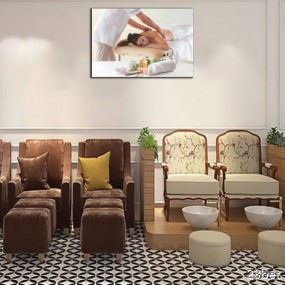 Tranh trang trí tường cho tiệm nail, spa, salon.